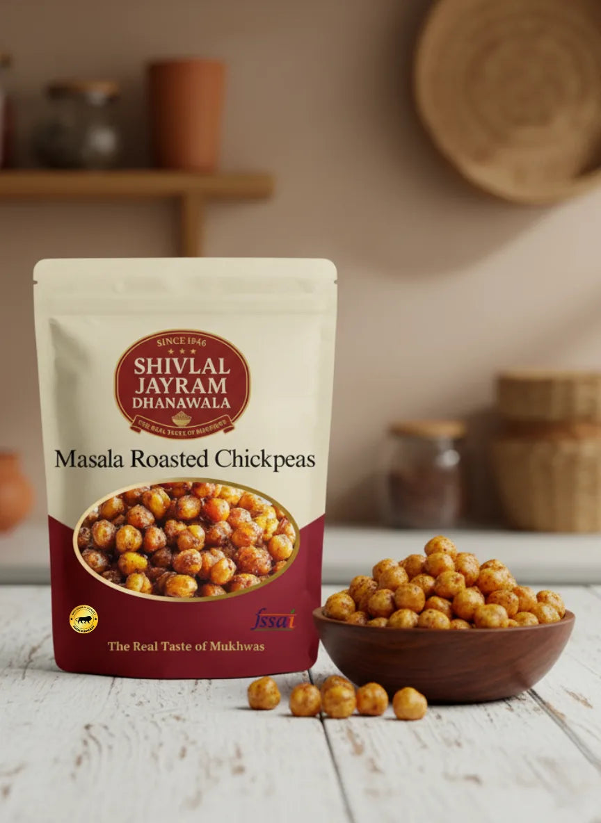 Masala Roasted Chickpeas (Chana)