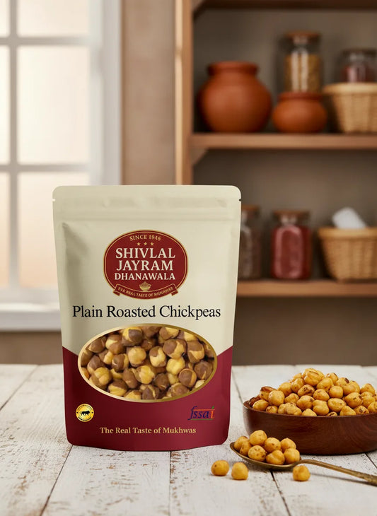 Plain Roasted Chickpeas (Chana)